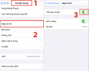 Cách khắc phục Zalo bị lỗi: Thiết lập lại ngày giờ trên điện thoại